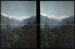 Blick auf Eiger, Mönch und Jungfrau