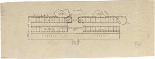 Fick, Roderich; Herrsching; Badeanstalt Edwin Schapell - Grundriss