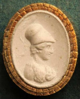 Brustbild der Minerva (Athena) (Daktyliothek, Supplement)