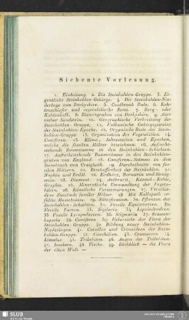 Siebente Vorlesung