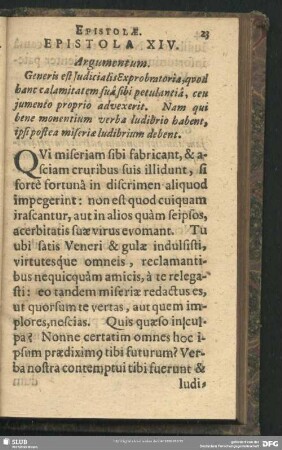 Epistola XIV.