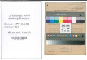 Entnazifizierung Heinrich Hildebrandt , geb. 14.03.1914 (Angestellter)