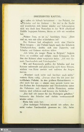 Dreizehntes Kapitel