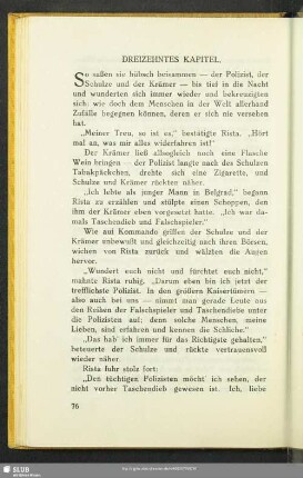 Dreizehntes Kapitel