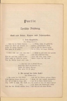 Lyrische Dichtung