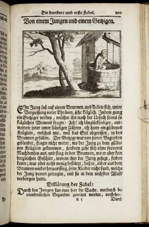 Die hundert und erste Fabel - Die hundert und zwanzigste Fabel.