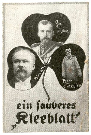 Nr. 2: ein sauberes "Kleeblatt" (statt Georg V. Peter von Serbien)