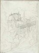 Hoffstadt, Friedrich; Kassette 1: Burgen (1021-1073) - Schloss Ambrach (Perspektive)