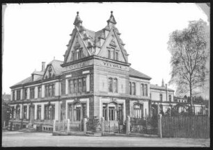 Freiberg. Kozcert - und Ballhaus Tivoli, Innen-und Außenansicht