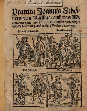 Practica auff das 1539. jare