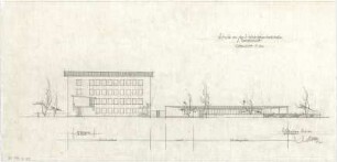Gsaenger, Gustav; München, Fernpaßstr. 41; Hinterbärenbad- Schule mit Kindertagesstätte - Ostseite (Ansicht)