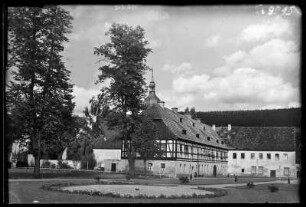 Blick auf Rittergut Olbernhau