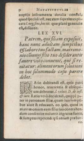 Lex XVI.