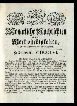 Herbstmonat, MDCCLVI