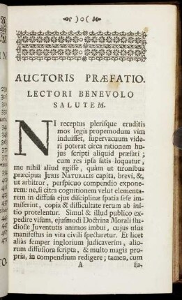 Auctoris praefatio.
