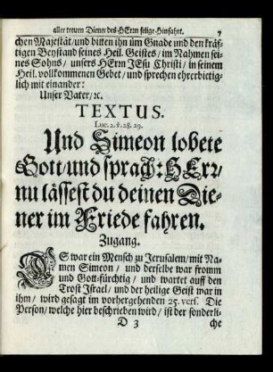 Textus. Luc. 2. v. 28. 29.