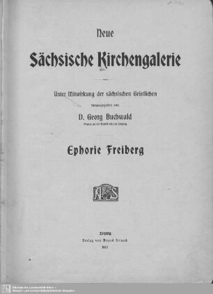 Freiberg: Ephorie Freiberg