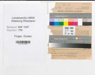 Entnazifizierung Gustav Finger , geb. 29.03.1900 (Lehrer)