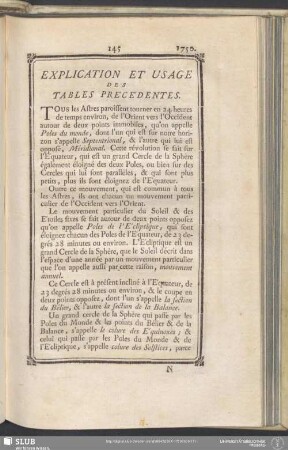 Explication Et Usage Des Tables Précédentes