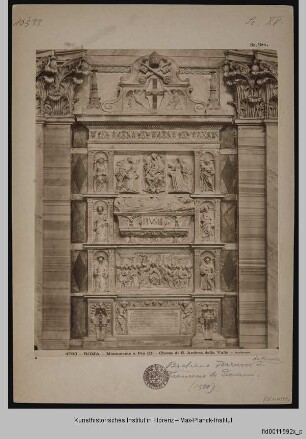 Grabmonument von Papst Pius III. Piccolomini (+1503)