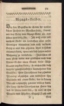 Abzugs-Gelder.