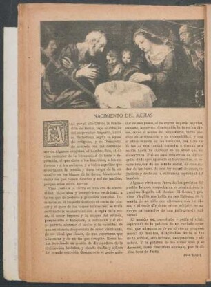 Nacimiento del Mesías