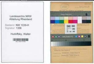 Entnazifizierung Walter Hudoffsky , geb. 28.06.1893 (Angestellter)