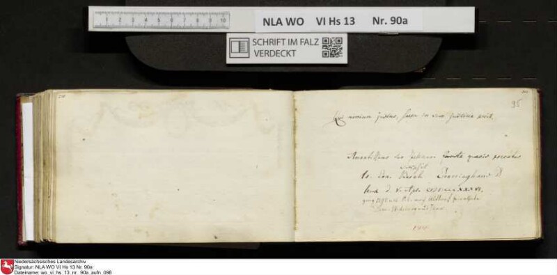Stammbuch des Ernst Philipp Ludwig Zellmann (1763-1795) aus
                           Braunschweig
