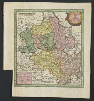 Das Marckgraffthum Ober- und Nieder-Lausitz mit seinen abgetheilten Creissen inliegenden Herrschafften Clöstern u. Aemtern