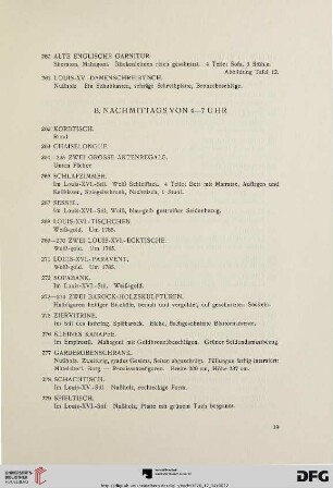 B. Nachmittags von 4-7 Uhr (Nr. 262-512)