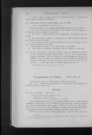Versammlung zu Stulm. - 1447 Jul. 1.