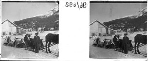 Schlittenfahrt in Zuoz