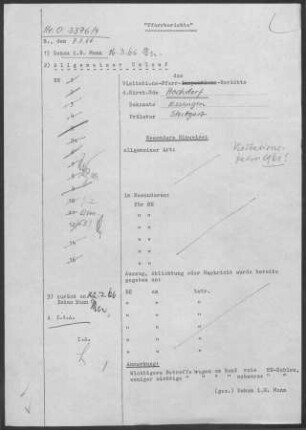 Hochdorf (Lkr. Esslingen): Pfarrbericht 1961