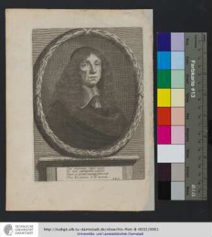 René Bary Cons. Et Hist. Dv Roy / I. Frosne Sculpsit