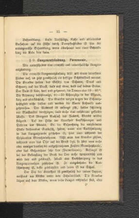 § 9. Lungenentzündung. Pneumonie.