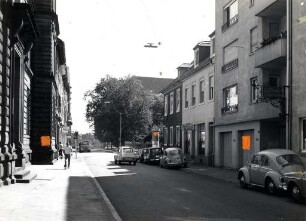 Privatgebäude, Straßen und Plätze in Karlsruhe. Markgrafenstraße