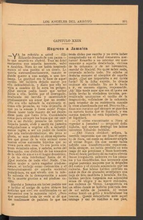 Capítulo XXIX : Regreso a Jamaica