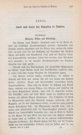 529-541 Land und Leute in Barabra in Nubien : III.