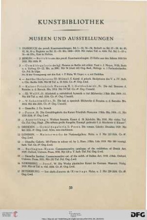 Kunstbibliothek (Nr. 1-271)