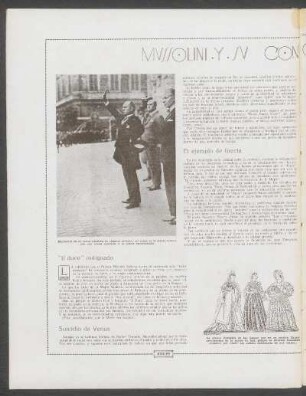 Mussolini y su concepto de la mujer