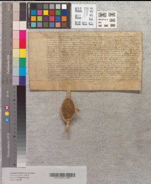 Abt Hermann und das Kapitel von Corvey verkaufen zwei Hove an einen höxterschen Bürger für 47 Goldgulden gegen Wiederkauf.