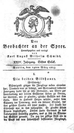 11. Stueck, 14. Maerz 1825