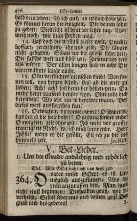 V. Bet-Lieder.
