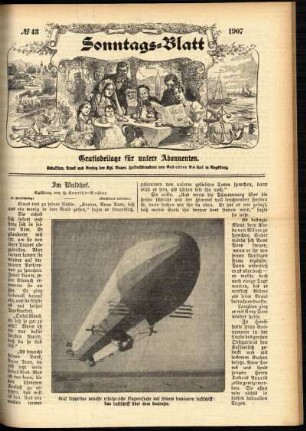 Ausgabe vom Sonntag, den 27. Oktober 1907.
