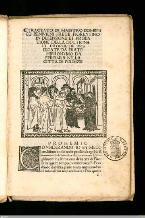 Trattato in defensione e probazione della dottrina di Savonarola