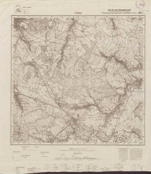 4954 (alte Nr.: 72, Sachsen) Löbau, Topographische Karte 1:25000 (4cm - Karte)