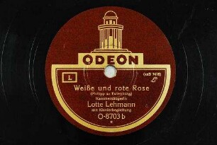 Weiße und rote Rose / (Philipp zu Eulenburg)