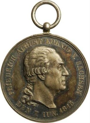König Friedrich August I. - Verdienstmedaille