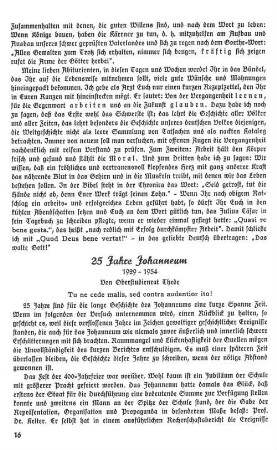 25 Jahre Johanneum