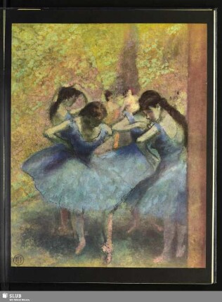 [Degas, Edgar - Tänzerinnen in Blau]